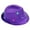 Purple, variant on UJNDER Bucket Hats Sequin Glow Jazz Hat Performance Props Cowboy Hat for Festivals Parties and Events Black