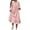 Pink, variant on Busydd Nightgowns for Women Winter Warm Fleece Women's Sleepwear Casual Solid Color Long Sleeve Square Neck Pajamas for Women M
