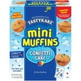 thumbnail image 2 of TastyKake Mini Muffins Variety Pack, Chocolate Chip, Confetti, Blueberry, 5 Pouches per Box, 8 Oz, 8.0 Oz - 3 Pack, 2 of 4