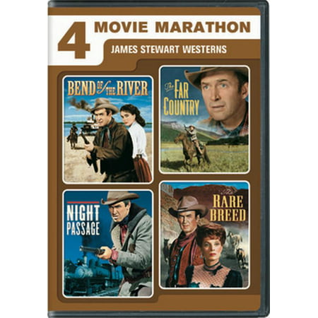 4 Movie Marathon: James Stewart Western Collection (Best Of Jon Stewart)