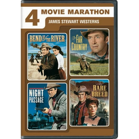 4 Movie Marathon: James Stewart Western Collection (DVD)