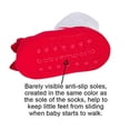 thumbnail image 2 of Baby Emporio-Baby girl socks that look like Mary Jane shoes-cotton-satin bows-0-12 Months - FESTIVE RED, 2 of 6