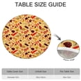 thumbnail image 6 of Colorful Mushroom Round Fitted Tablecloth with Elastic Edge,Dining Table Cover Waterproof,Outdoor Round Tablecloth for Camping,Dining,Indoor and Outdoor, 6 of 7
