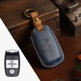 thumbnail image 1 of Car Key Fob Cover Case Protector For Kia K3 K4 K5 KX3 KX5 Sportage Key Case Cover Leather Crazy Horse, 1 of 24
