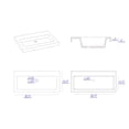 thumbnail image 5 of ABCO40TR 40" Solid Concrete Gray Matte Trough Sink for the Bathroom, 5 of 5