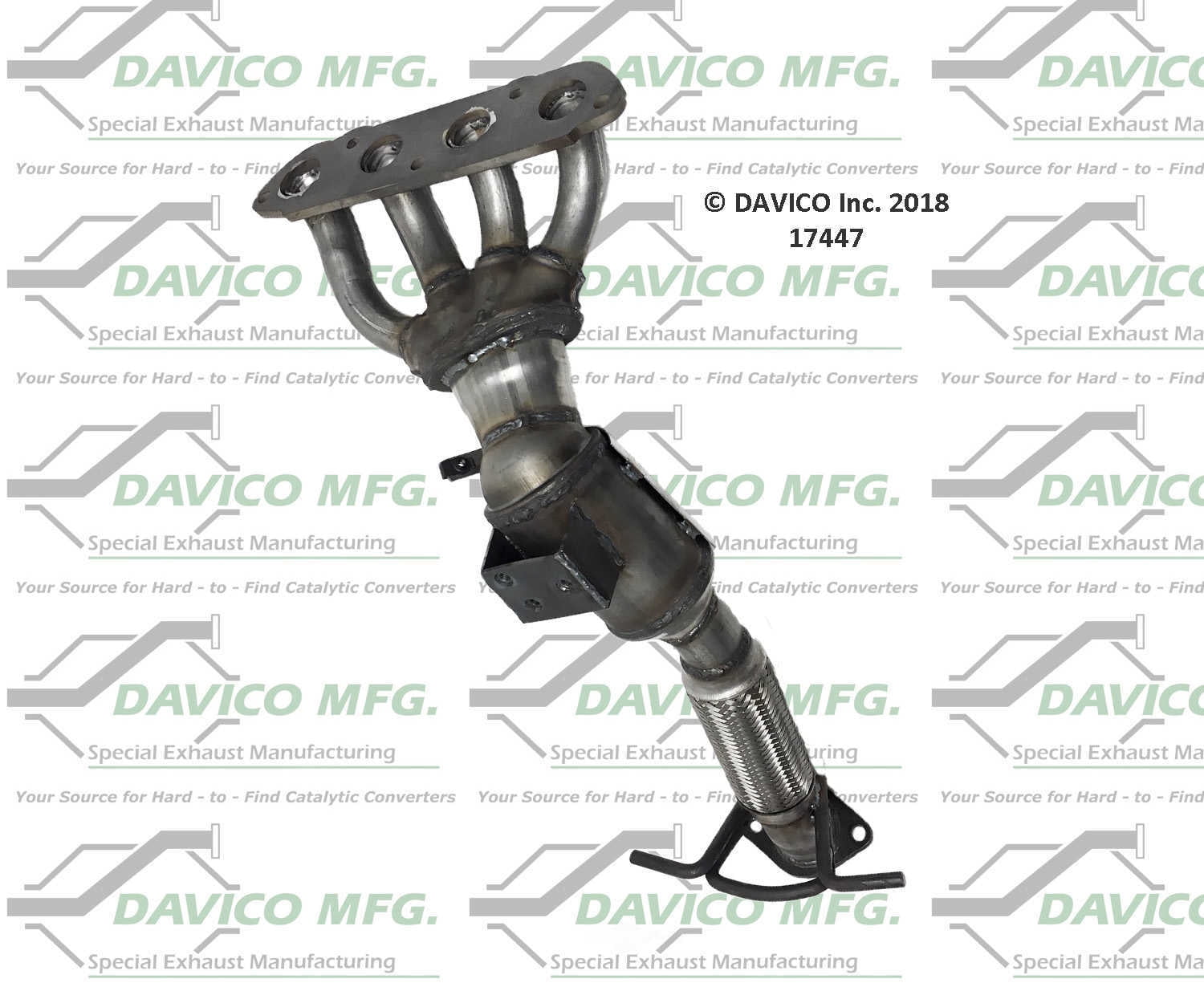 Davico Mfg 17447 Direct-Fit Catalytic Converter