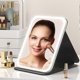thumbnail image 2 of LED Desktop Makeup Mirror with Light, USB Rechargeable Portable Ladies Makeup Fill Light, Female Portable Beauty Mirror, 2 of 5
