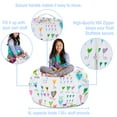 thumbnail image 3 of Posh Creations Bean Bag Chair, Off-White, 3 of 3
