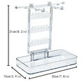 thumbnail image 3 of SSZMDLB under $5 Desktop Jewelry Organizer, Ring Bracelet Necklace Earring Display, Hanging Rack Shelf Stand Holder, Clear Compact Dresser Countertop, Bedroom Store Showcase Decor, 3 of 6