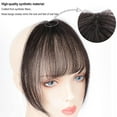 thumbnail image 4 of Fake Invisible Synthetic Bangs Front Fringes Clip In Hair Pieces Air Bangs Fiber Good Hair Styling Accessories Hairpieces, 4 of 10