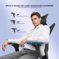 thumbnail image 4 of Silla Ergonómica Premium Eco Randu – Diseño Ergonómico Avanzado con Soporte Lumbar Ajustable, Cabecera y Malla Transpirable – Máxima Comodidad para Oficina y Home Office, 4 of 7