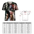 thumbnail image 2 of Johnny Depp Womens T-Shirt Round Neck Short Sleeve Tee Shirts Summer Breathable Tops Blouse 6XL, 2 of 8