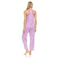 thumbnail image 4 of Lati Fashion Women Sleeveless Pajamas Pants Set Female Sleepwear, 4 of 4