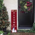 thumbnail image 3 of LifeSong Milestones "Tis The Season" Snowman Sign Red Wood Christmas Porch Decor, 3 of 7