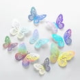 thumbnail image 6 of 3D Butterfly Wall Sticker Set for Home Decor and Living Room, 12 Pack Self Adhesive Decals for Bedroom and Nursery, Removable Vinyl Butterfly for Wall Art, Multicolor, 6 of 7