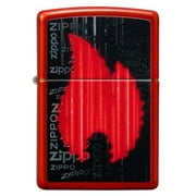 Zippo Street Art Design Black Matte Pocket Lighter