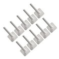 thumbnail image 4 of 10 ganchos de plástico ABS para baño, resistentes y adhesivos, para pared., 4 of 5