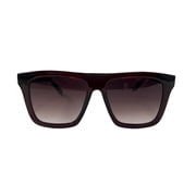 Quay Australia Name Drop Square Sunglasses Chocolate Dark Chocolate