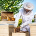 thumbnail image 6 of Bee Hive Boxes 10 Frame Langstroth Beehive,Complete Beehive Kit Includes 2 Deep Brood Bee Hives Box, 1 Medium Super Bee Box with Beehive Frames and Foundation, 6 of 12