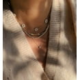 thumbnail image 5 of Daisy Pearl Necklace, Dainty Pearl Choker Necklace for Women as Flower Necklace Gift, 14K Gold Plated Stainless Steel Gold Necklaces as Birthday Gifts for Her Daisy Costume Gift, 5 of 5