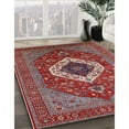 thumbnail image 2 of Ahgly Company Indoor Round Mid-Century Modern Red Persian Area Rugs, 4' Round, 2 of 6