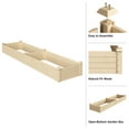 thumbnail image 3 of Home-Complete Raised Garden Bed - 8ftx2ft Wood Planter Box with Open Bottom, 3 of 9