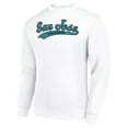 thumbnail image 2 of Men's Starter  White San Jose Sharks Tailsweep City Pullover Sweatshirt, 2 of 3