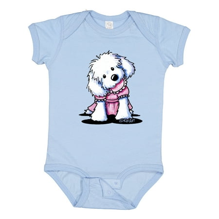 

Inktastic Maltese Girl in Pink Gift Baby Girl Bodysuit