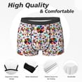 thumbnail image 2 of Men's Boxer Briefs, Mexican Bright Style Soft Comfy Mens Underwear Boxer Briefs Breathable With Widen Waist, 2 of 7