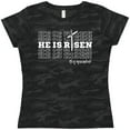 thumbnail image 3 of Inktastic He is Risen Mirror Words Women's T-Shirt, 3 of 5