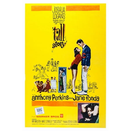 Jane Tall Cuff Tall Story Us Poster Art Bottom Right Jane Fonda Above Right Jane Fonda Anthony Perkins 1960 Movie Poster Masterprint ()