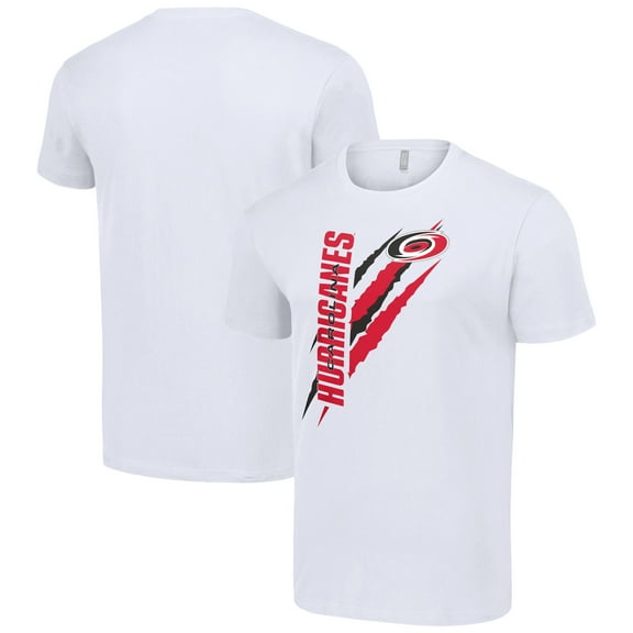 Men's Starter  White Carolina Hurricanes Color Scratch T-Shirt