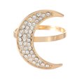thumbnail image 1 of Metal Napkin Rings Eid Ramadan Hollow Moon Pattern Napkin Holder Wedding Dinner Napkin Buckles for Table Decoration, 1 of 4