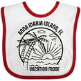 thumbnail image 3 of Inktastic Summer Vacation Mode Anna Maria Island Florida Boys or Girls Baby Bib, 3 of 4