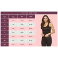 thumbnail image 3 of Felina Stretch Layering Women&rsquo;s Tank Top - Seamless Cotton Tank Top for Women, Workout Top (3-Pack) (Grey Coral Navy, Medium), 3 of 8