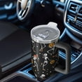 thumbnail image 6 of Black Halloween Dancing Skeletons Tumbler with Handle and Lid,40oz Double Wall Vacuum Insulated Tumbler,Cups Gift for Women and Men, 6 of 7