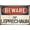 Warning Sign 4, variant on Please Do Not Take Inside Furniture Outside Sign – 8x12 Inch RustFree Aluminum,Weatherproof & UV Protected,Clear & Visible Warning Sign for Business or Home Furniture Area