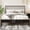 Black, variant on Harper & Bright Designs Wood Spindle Platform Bed Bamboo Queen Size with Tall Headboard, Simple Bohemian Bed Frame with Wooden Slats and Metal Support, Black