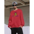 thumbnail image 2 of Aboocado Cute Avocado Ghost Sweatshirt Men -Image by Shutterstock, Male XX-Large, 2 of 4