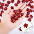 thumbnail image 2 of Ebaokuup 100 Pcs Mini Bows-1 Inch Red Metallic Star Gift Bows-Tiny Adhesive Present Bows for Christmas Holiday Party Decoration DIY Gifts Wrapping, 2 of 6