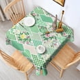 thumbnail image 2 of Pioneer Flower Floral Print Pattern Square Tablecloth,Waterproof Square Table Cover,Wipeable Spillproof Washable Table Cover for Home Kitchen Party Decor 42"X42"(107x107cm), 2 of 6