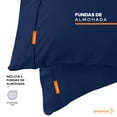 thumbnail image 3 of Dreamlab 2 Pack de Fundas de Almohada Premier 1800 Collection | Fundas de Almohada de Microfibra de Lujo de Doble Cepillado, Hipoalergénicas | 2 Piezas Tamaño King Size: 51 cm x 101 cm, Azul Marino, 3 of 5