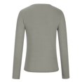 thumbnail image 5 of JUNWELL BLVB Womens Ribbed Long Sleeve Shirts Crewneck Sweaters Slim Base Layering Casual Tee Tops Blouses for Fall Winter, 5 of 5