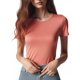 thumbnail image 2 of Playera De Mujer Manga Corta Slim Fit Stretch Ligera Y Suave, 2 of 4