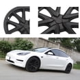 thumbnail image 5 of Set of 4 Wheel Covers Hubcaps Sport Style For 2017-2024 Tesla 3 18 inch Wheel Except Highland, 5 of 7