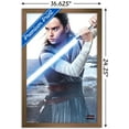 thumbnail image 3 of Star Wars: The Last Jedi - Rey Wall Poster, 14.725" x 22.375", Framed, 3 of 3
