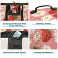 thumbnail image 2 of RMDQTR Durable Large Laundry Backpack with Drawstring Closure Ideal for Laundry Trips,Travel&Camping Strawberries and Flowers, 2 of 7