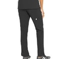 thumbnail image 2 of Activate by Med Couture Women's 8416 Refined Sport Scrub Top -Black-3X-Large, 2 of 2