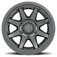 thumbnail image 5 of ICON Alloys Rebound Pro, Satin Black, 17 x 8.5 / 6 x 135, 6mm Offset, 5" BS, 5 of 7