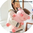 thumbnail image 4 of Marryso Quirky Hair Pig Doll Plush Pig Doll Pillow Cute Cloth Doll Gift, 4 of 6